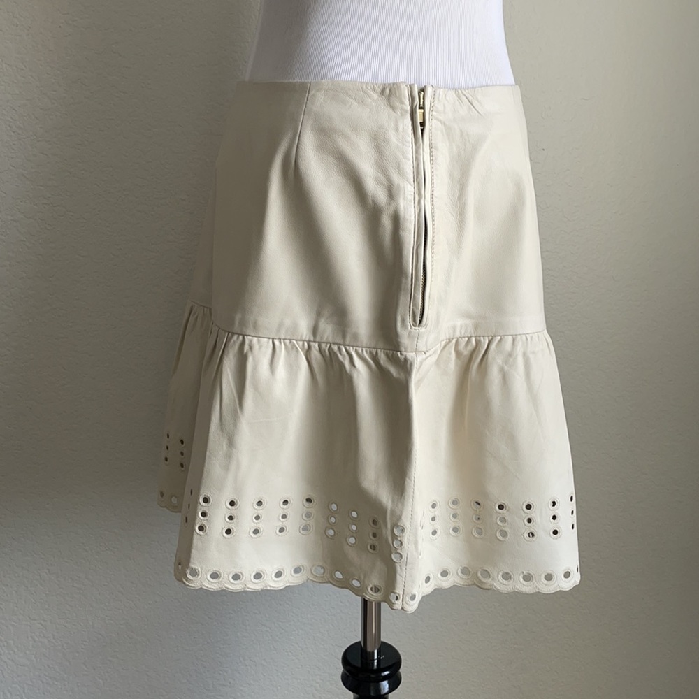 Leather Skirt by Valentino Spa